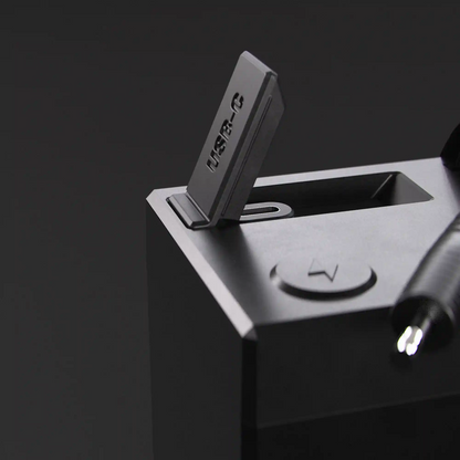 Close-up of the USB-C plug on The Battery